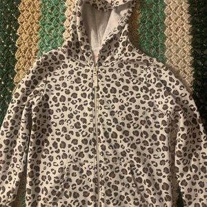 Cheetah Print Hoodie 
#Y2k #Streetwear #Causal #Winter